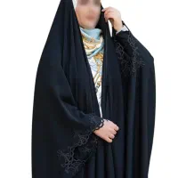 چادر مشکی عربی عبایی کارمندی پاپیونی  iogcx3