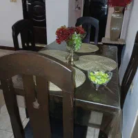 میزنهار خوری چهار نفره چوبی