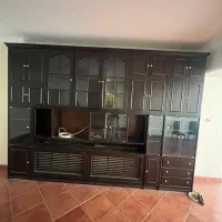 کمد دیواری و کتابخانه چوبی دست ساز