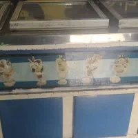 یخچال فریزر ۳ درب شیشه ای بزرگ