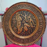 سینی قلم قدیمی قاجار