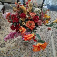 ۳۰ شاخه گل مصنوعی خارجی بلند با کیفیت