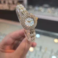 ساعت مچی چنل مرواریدی دستبندی ظریف زنانه شرکتی