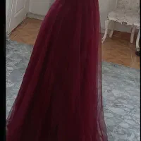 پیراهن مجلسی پوشیده