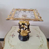 شیرینی خوری کریستال چک طلا کوب اکبند و