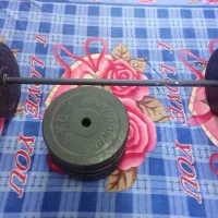 فروش صفحه هالتر ۳۰ کیلویی با میله و گیره