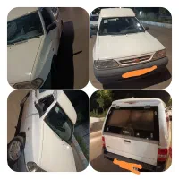 وانت پراید 1401 بدون رنگ شاسی سالم با اتاق