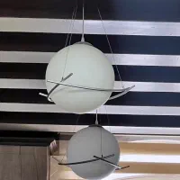 دو عدد لوستر (آباژور یا چراغ آویز) آشپزخانه و اتاق