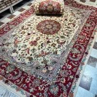 فرش دستباف جفت ۶ متری علیا کرم کاشمر دستبافت