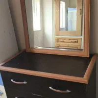 کمد سالم چهار کشو با آینه بی خط و خش