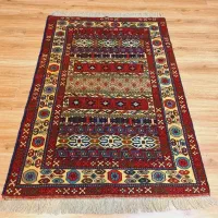 ذرع و نیم دستباف گل ابریشم خراسان