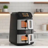 سرخ کن دوقلو 11لیتر مباشی MEBASHI مدل ME-AF1200DS
