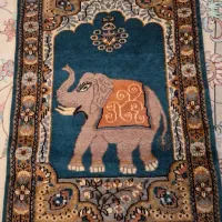قالیچه دستباف آنتیک عتیقه هندی