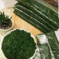 سبزی قورمه و سبزی سیر ماهی با سیر پیاز