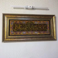 تابلو فرش دست باف خالص ابریشم ون یکاد