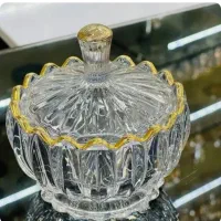 ۳عددقندان جنوا لب طلایی