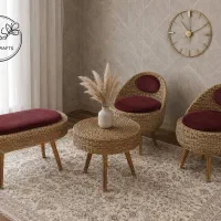 مبلمان / پاف / میز و صندلی حصیری یاس