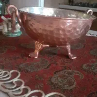 ظرف میوه مسی قدیمی