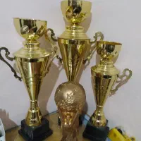 کاپ فوتبال جنس فلزی قدیمی