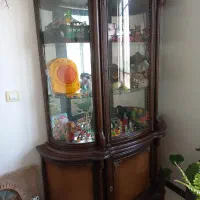 بوفه دو تیکه چوب گردو