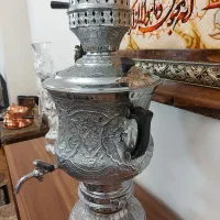 سماور ذغالی قلمزنی فوق العاده نفیس