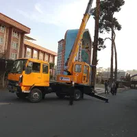 اجاره وخدمات جرثقیل7تن دکل بلند و دارای سبد
