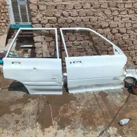 در جلو وعقب پراید ۱۱۱سفید  استوک