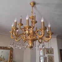 خریدار و فروش لوستر برنزی شکسته قدیمی