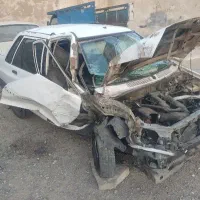پراید ۱۳۱ سفید صبا بنزینی ۸۶ تصادفی