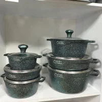 سرویس قابلمه ۱۴ پارچه گرانیتی ایزی کوک easy cook