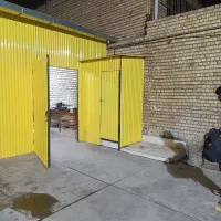 سقف شیبدار .جوشکاری نصب آلاچیق