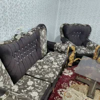 مبل 7 نفره و میز عسلی