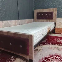 تخت یک نفره با تشک طبی سالم
