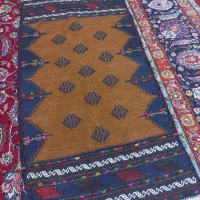 قالیچه آنتیک دستبافت خوشرنگ و نو
