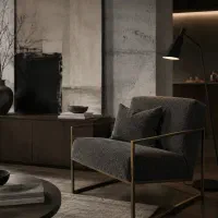 مبل تک مدرن مینیمال فلزی مناسب دکوراسیون مدرن