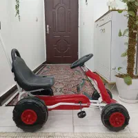 چهار چرخ بچه داری فرمون نرم و رکاب عالی