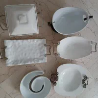 ظروف چینی سفید