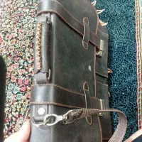 کیف اداری رد بوفالو چرم ۱۰۰درصد طبیعی