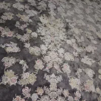 یک جفت فرش ۶ متری گل برجسته
