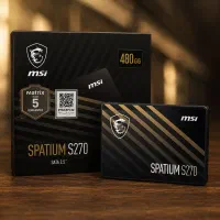 هارد Msi SSD ظرفیت ۴۸۰ گیگ، نو با گارانتی 50 ماهه