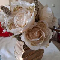 گل و گلدان رومیزی