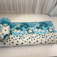 رخت خواب جهاز تشک یک نفره با دو عدد بالشت لوله ای