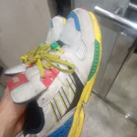 کتونی zx8000 لگو مادر فلوکس فیروزه ای شیری اکومنت