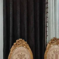 پرده مخمل زری دوزی بسیار زیبا
