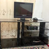 میز تلویزیون شیشه ای