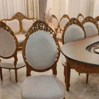 مبلمان و ناهارخوری دو رو منبت شده