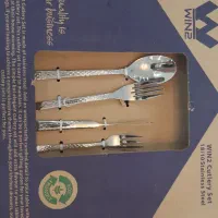 سرویس قاشق و چنگال استیل ضد زنگ ۳۳ تکه