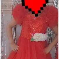 لباس پرنسس دخترانه فقط یک بار پوشیده شده