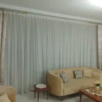 پرده حریر شاین کاملا سالم و نو‌