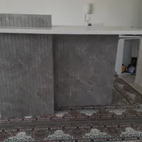 میز نهاری خوری طوسی وطلایی|میز و صندلی غذاخوری|سقز, |دیوار